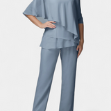 Ramona Set de Două Piese cu Siluetă Feminină Fără Efort