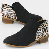 Janicee Pantofi Ortopedici cu Model de Leopar