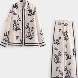 Set Pantaloni Nazaret cu Imprimeu Artistic