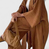 Set de relaxare Kaspian din două piese cu kimono lung