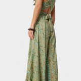 Leandra Mono Fluid cu Model de Cruci sau Flori Verzi