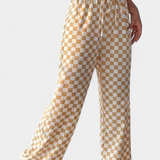 Pantaloni Hilaria Platas cu Patru Linii