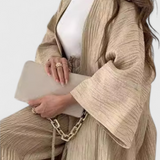 Set de relaxare Kaspian din două piese cu kimono lung