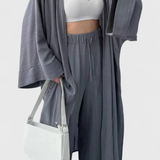 Set de relaxare Kaspian din două piese cu kimono lung