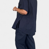 Lani Cămașă și Pantaloni Relaxați din Bumbac și In