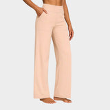 Calista™ | Pantaloni largi pentru femei, culoare maro