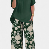 Aivy Set Floral în Două Părți cu Ochi Relaxați