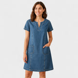 Julia - Rochie din denim moale