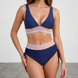 Elena | Costum de baie push-up modelator cu talie înaltă