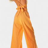 Set Valentina cu Top din Dantelă și Pantaloni Largi