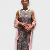 Julia – Rochie maxi cu sacou asortat
