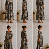 Grace – Elegantna haljina s uzorkom