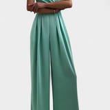 Romily Mono Sexual cu Bretele și Pantaloni Largi Eleganți