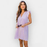 Rochie de Vară cu Șort Ascuns și Buzunare