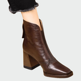 Austėja™ - Botine de Lux cu Toc Mediu
