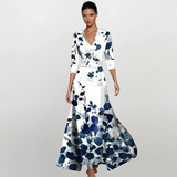Inês - Rochie elegantă de damă cu mâneci