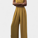 Romily Mono Sexual cu Bretele și Pantaloni Largi Eleganți